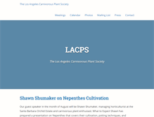 Tablet Screenshot of lacps.net